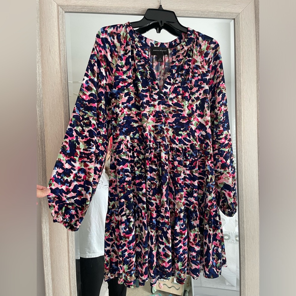 Donna Morgan floral dress.